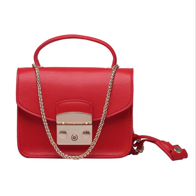 Idolra Simple Luxury Gold Chain Shoulder Handbag [Id9002]